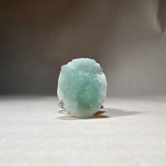[A4011]Unique handmade crystal ring