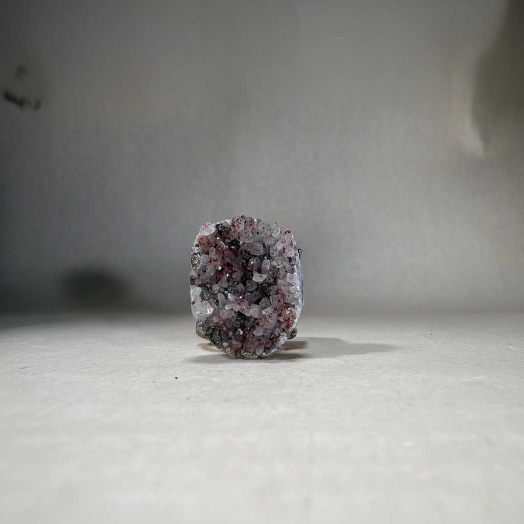 [A4021]Unique handmade crystal ring